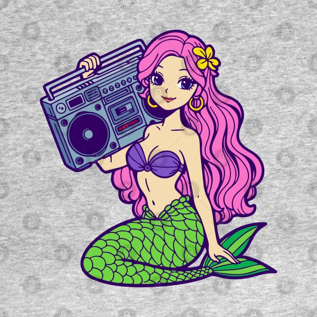 Mermaid Radio by DavesTees
